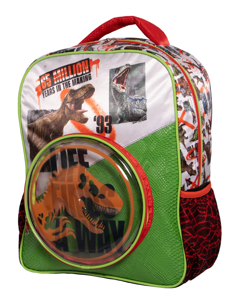 Mochila escolar Jurassic Park 3D para niño 6