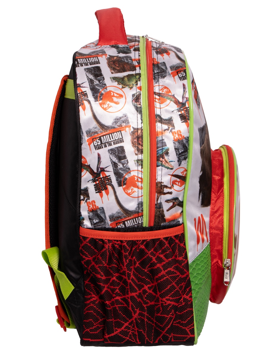 Mochila escolar Jurassic Park 3D para niño 5