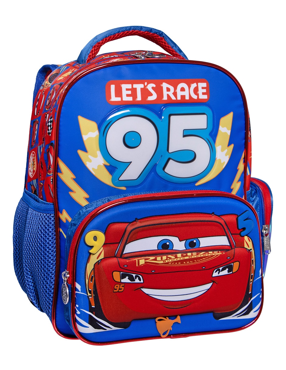 Mochila escolar Rayo Mcqueen Ruz Rayo 95 para niño