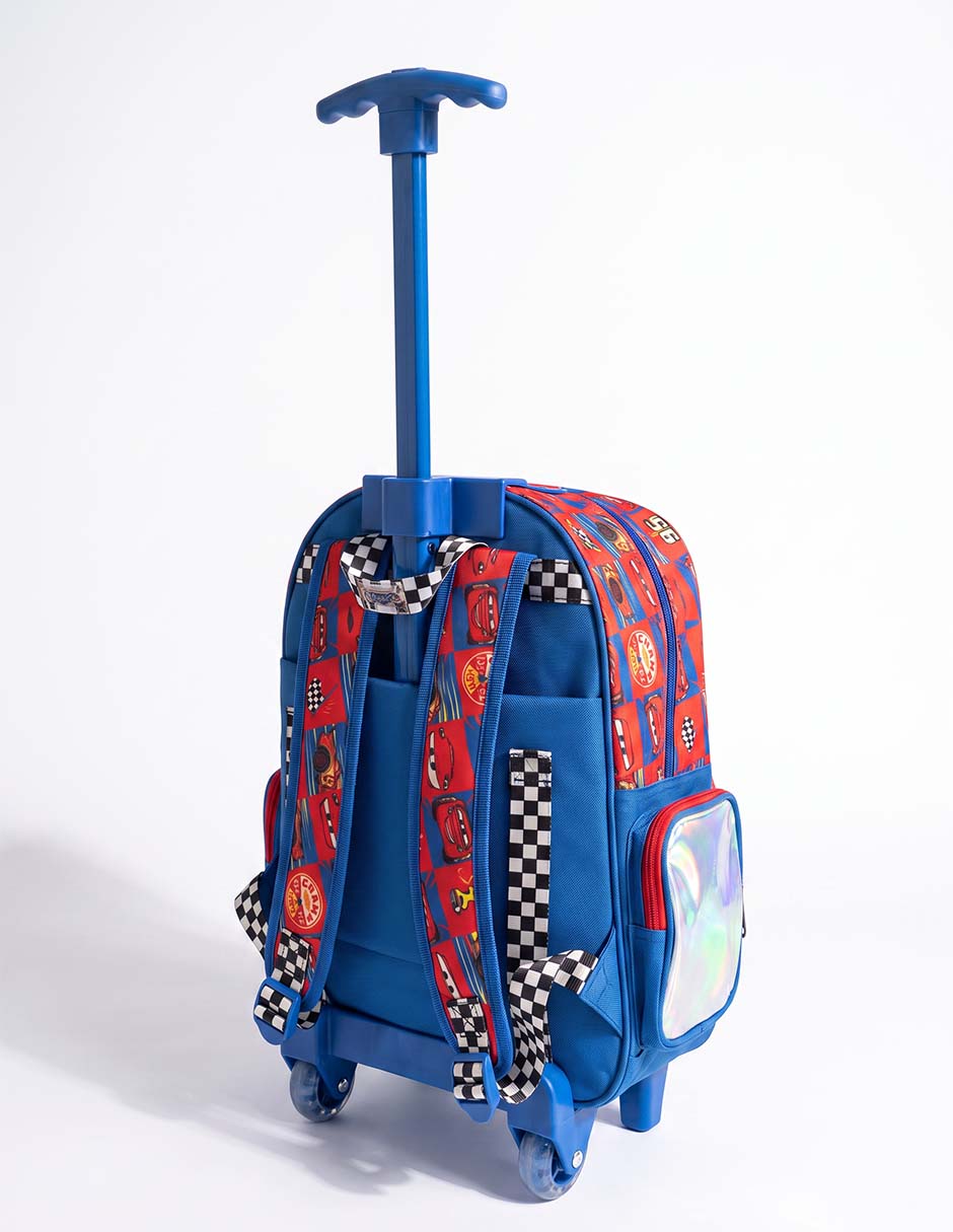 Mochila con ruedas escolar Rayo Mcqueen para niño 2