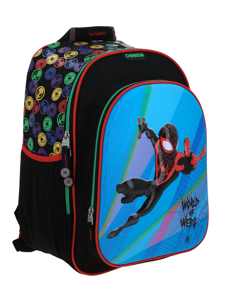 Mochila escolar Miles Morales Spider Man para niño 6