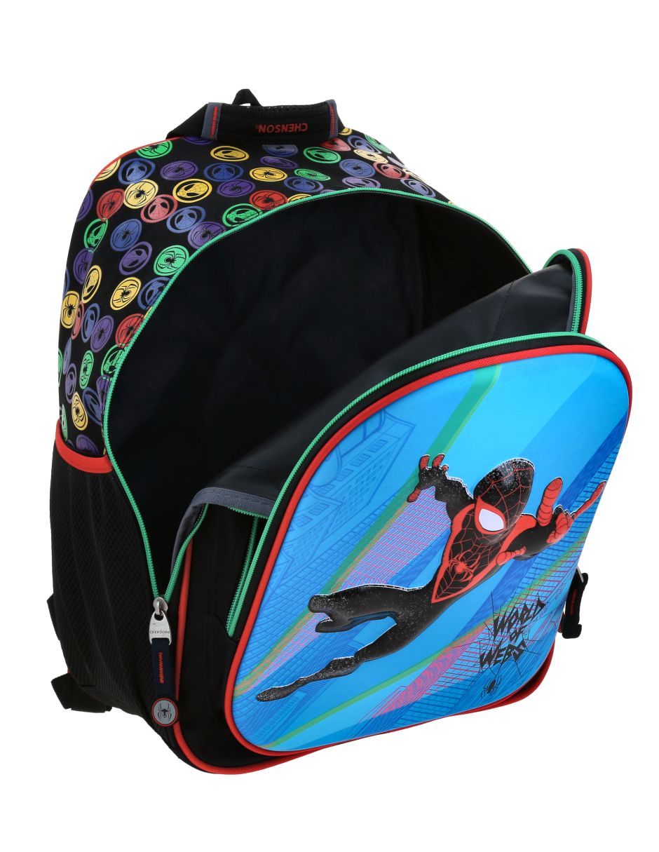 Mochila escolar Miles Morales Spider Man para niño 7