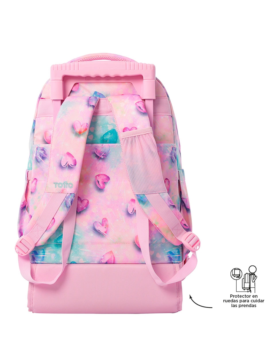 Mochila con ruedas escolar Ecole para niña