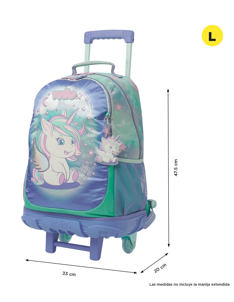MOCHILA CON RUEDAS , AZUL 6