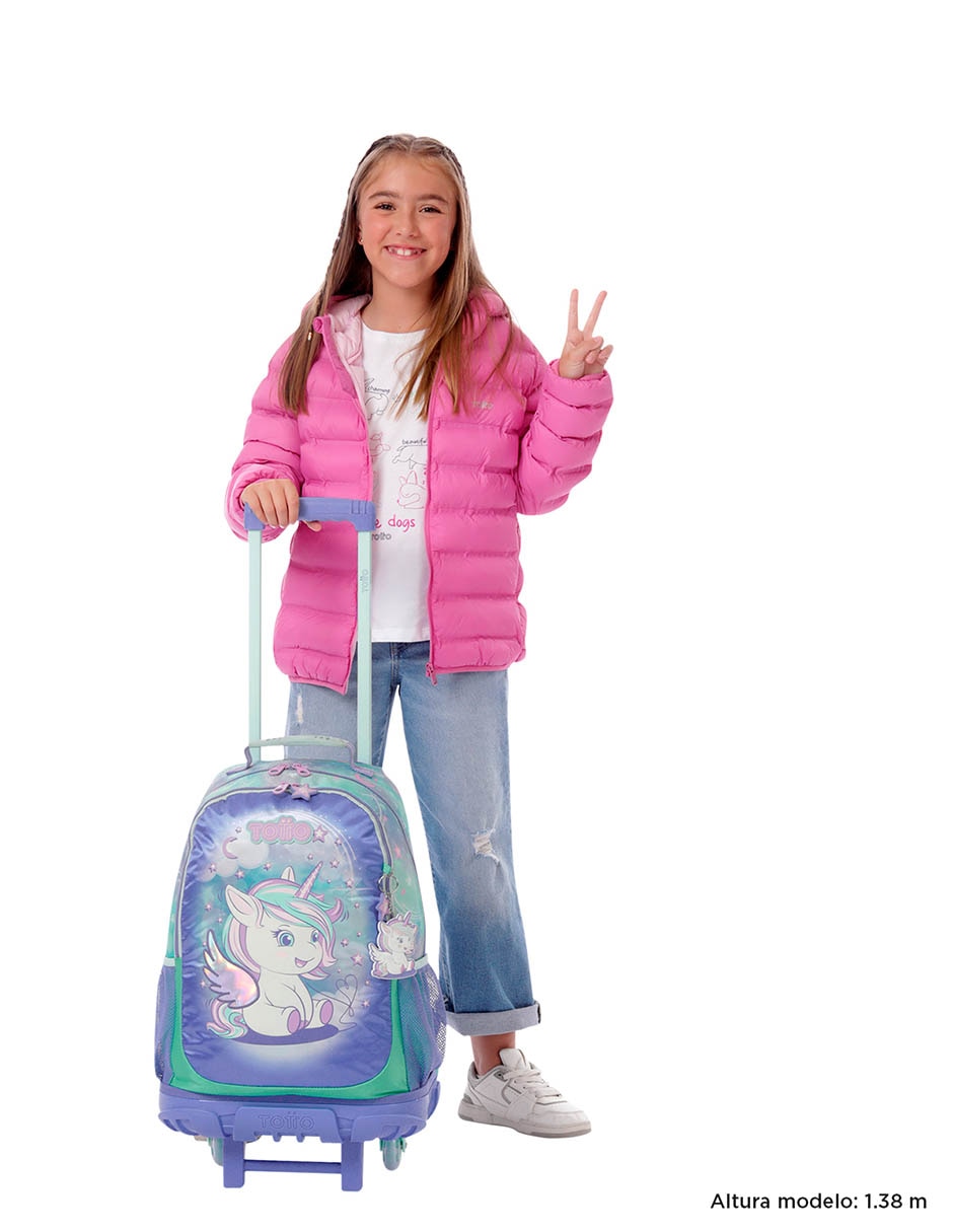 MOCHILA CON RUEDAS , AZUL 2