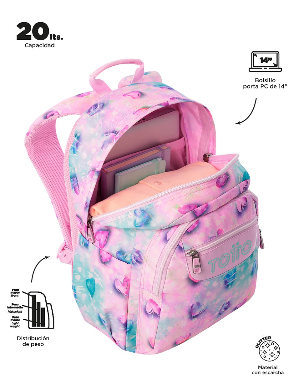 Mochila escolar Ecole unisex