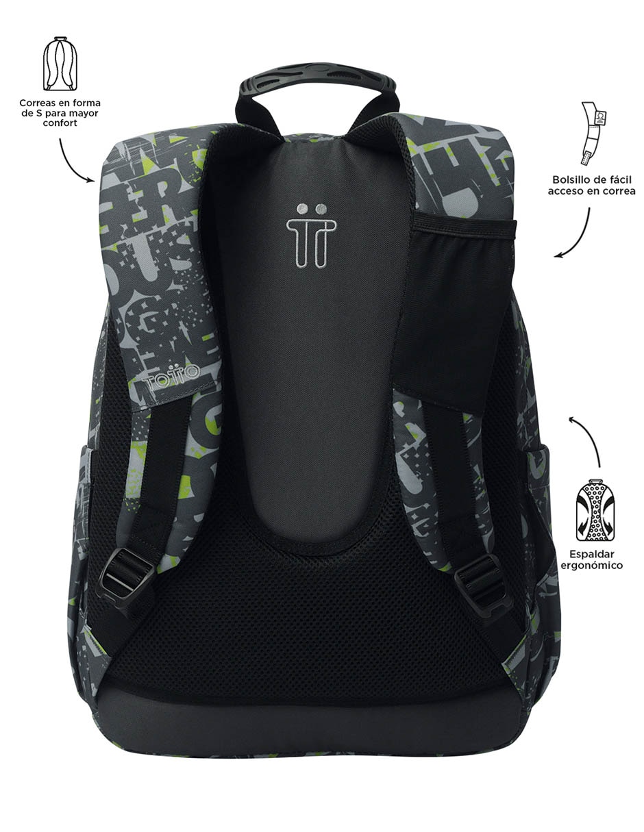 Mochila escolar Totto Ecole para hombre