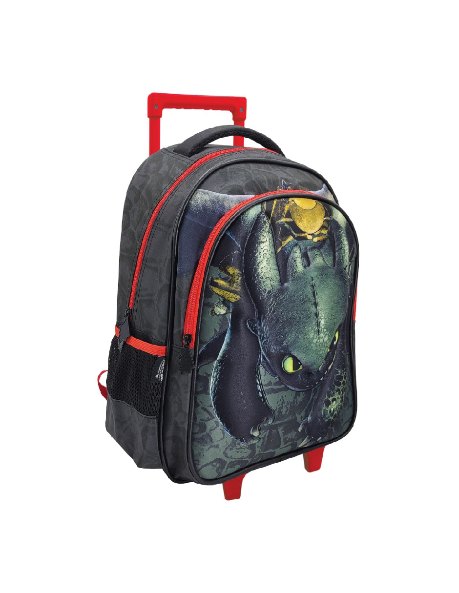 Mochila con ruedas escolar Cómo Entrenar A Tu Dragón Fotorama Night Fury Con Ruedas unisex