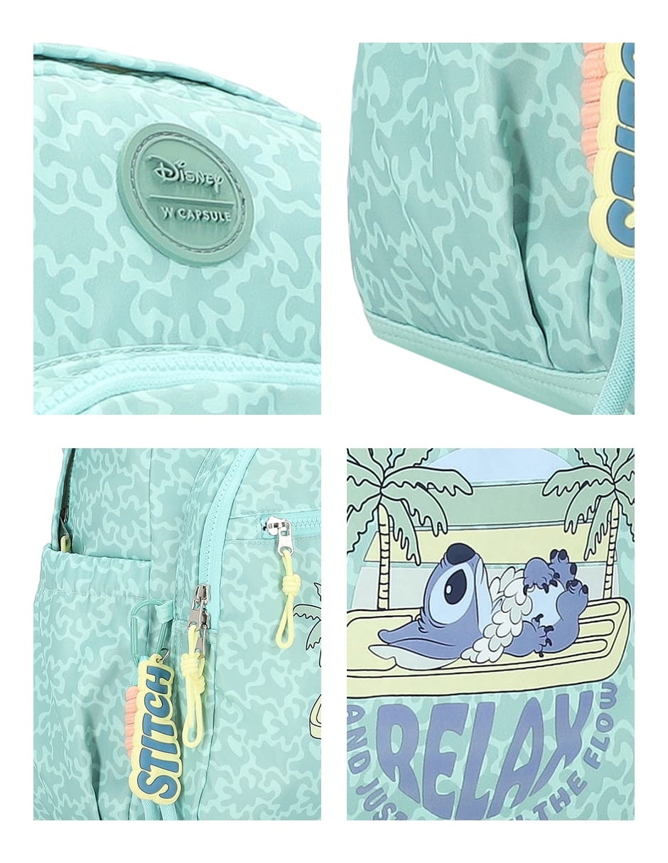 Mochila escolar Stitch para mujer