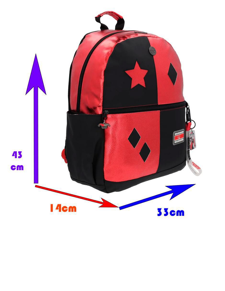 Mochila casual Harley Quinn Batman impermeable para mujer 9