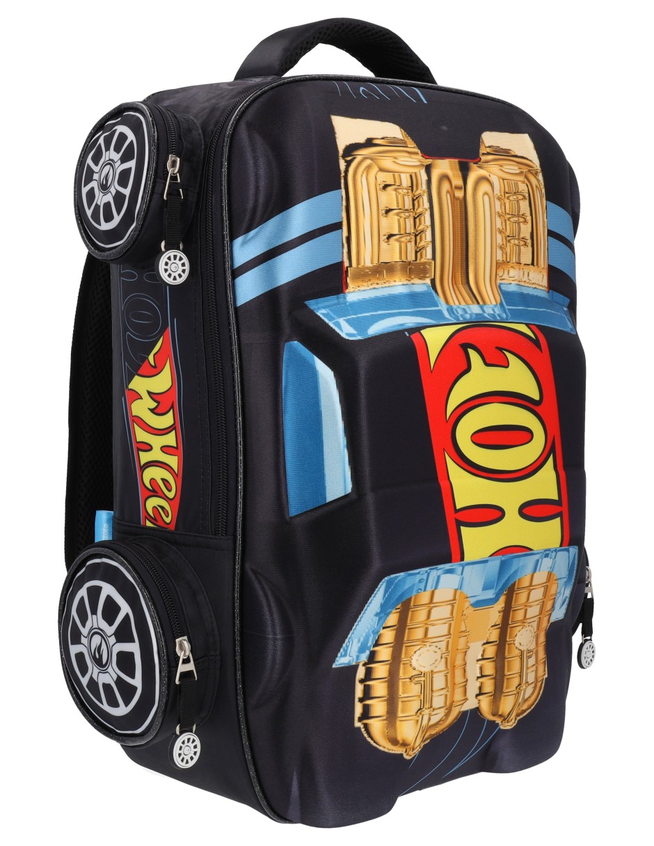 Mochila escolar Hot Wheels para niño 2