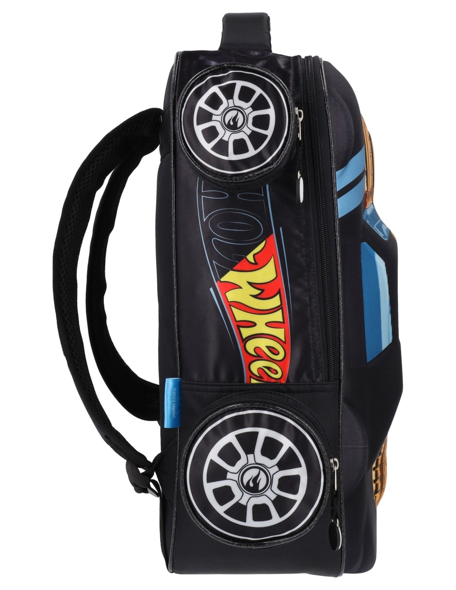 Mochila escolar Hot Wheels para niño 3