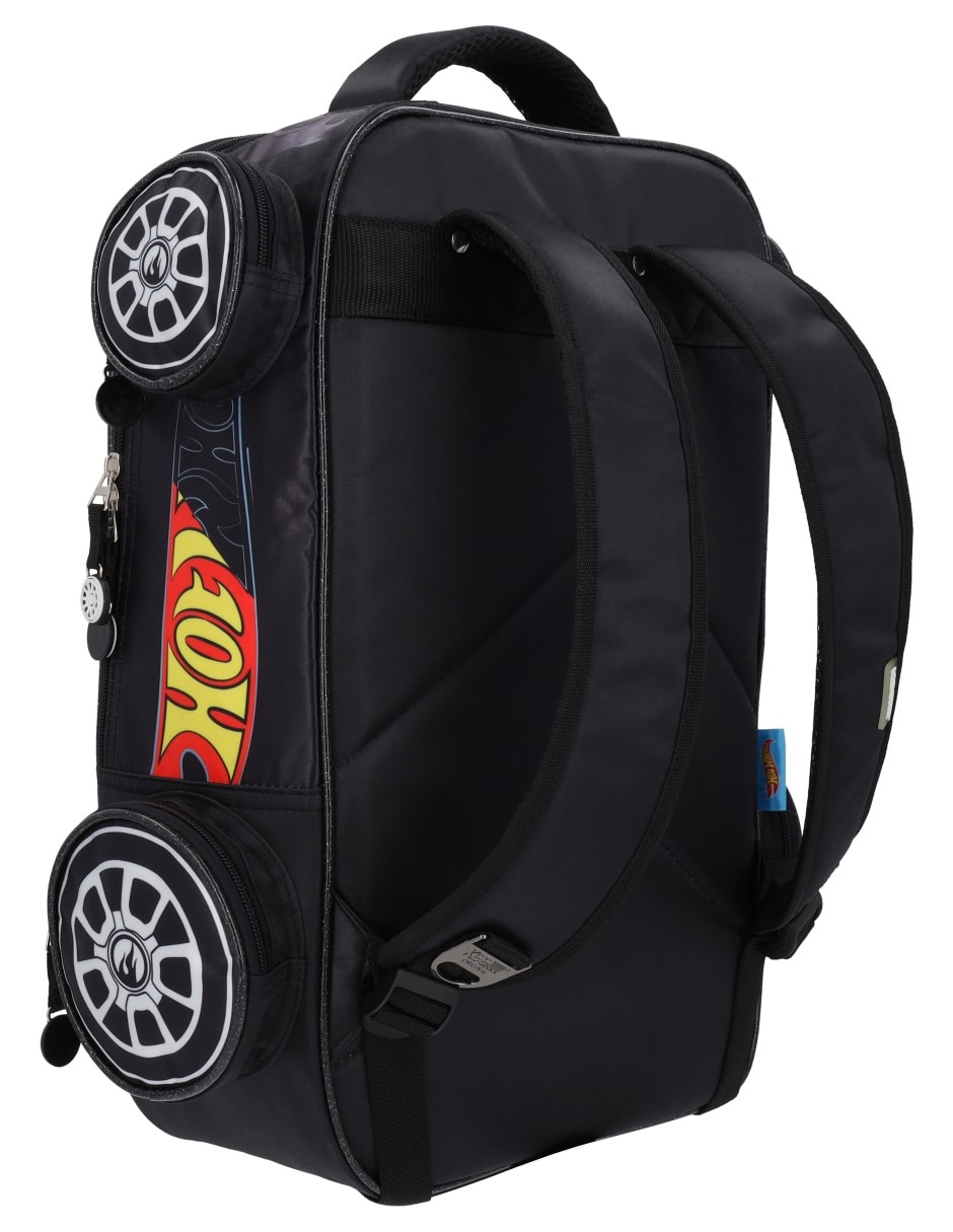 Mochila escolar Hot Wheels para niño 6