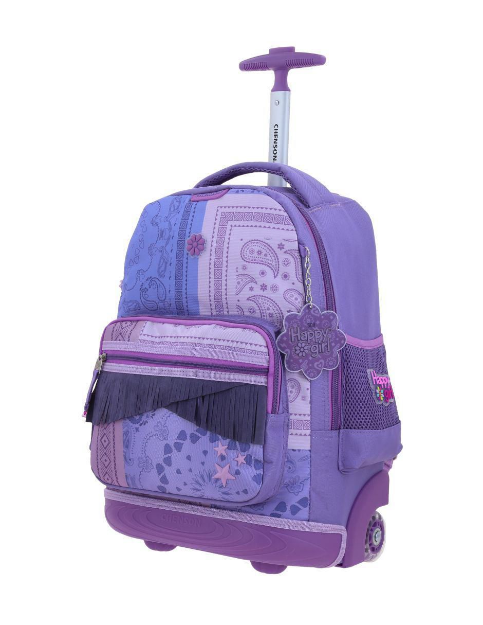 Mochila con ruedas escolar Happy Girl para mujer 2