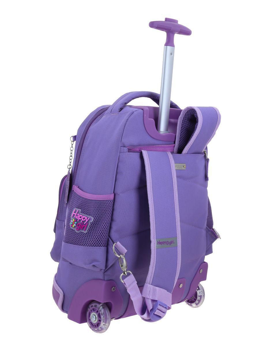 Mochila con ruedas escolar Happy Girl para mujer 3