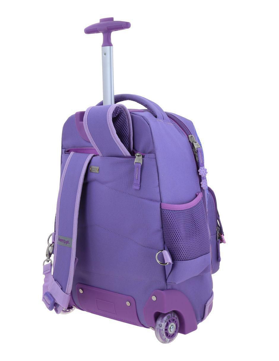 Mochila con ruedas escolar Happy Girl para mujer Mochila con ruedas escolar Happy Girl para mujer