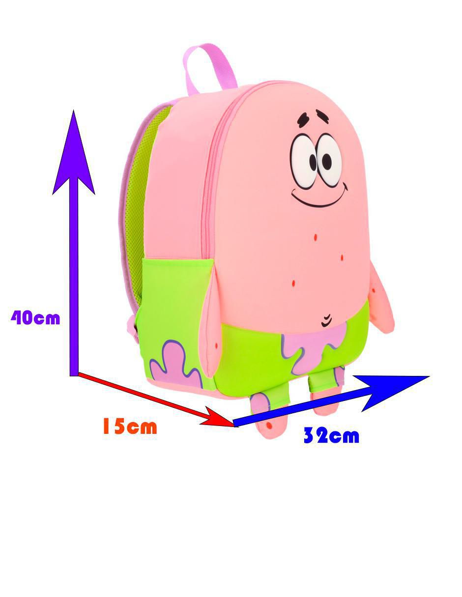 Mochila escolar Patricio Estrella Bob Esponja 9