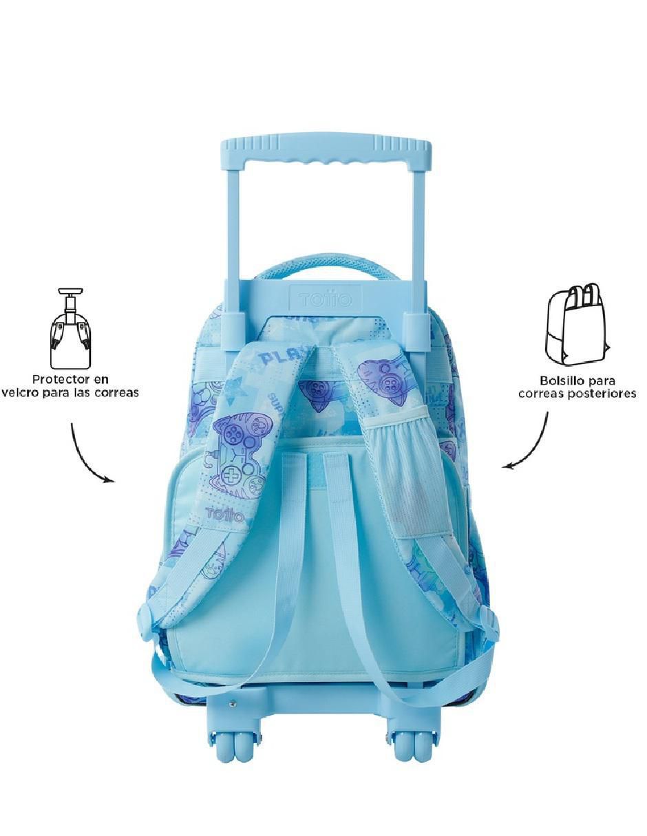 Mochila con ruedas casual 4