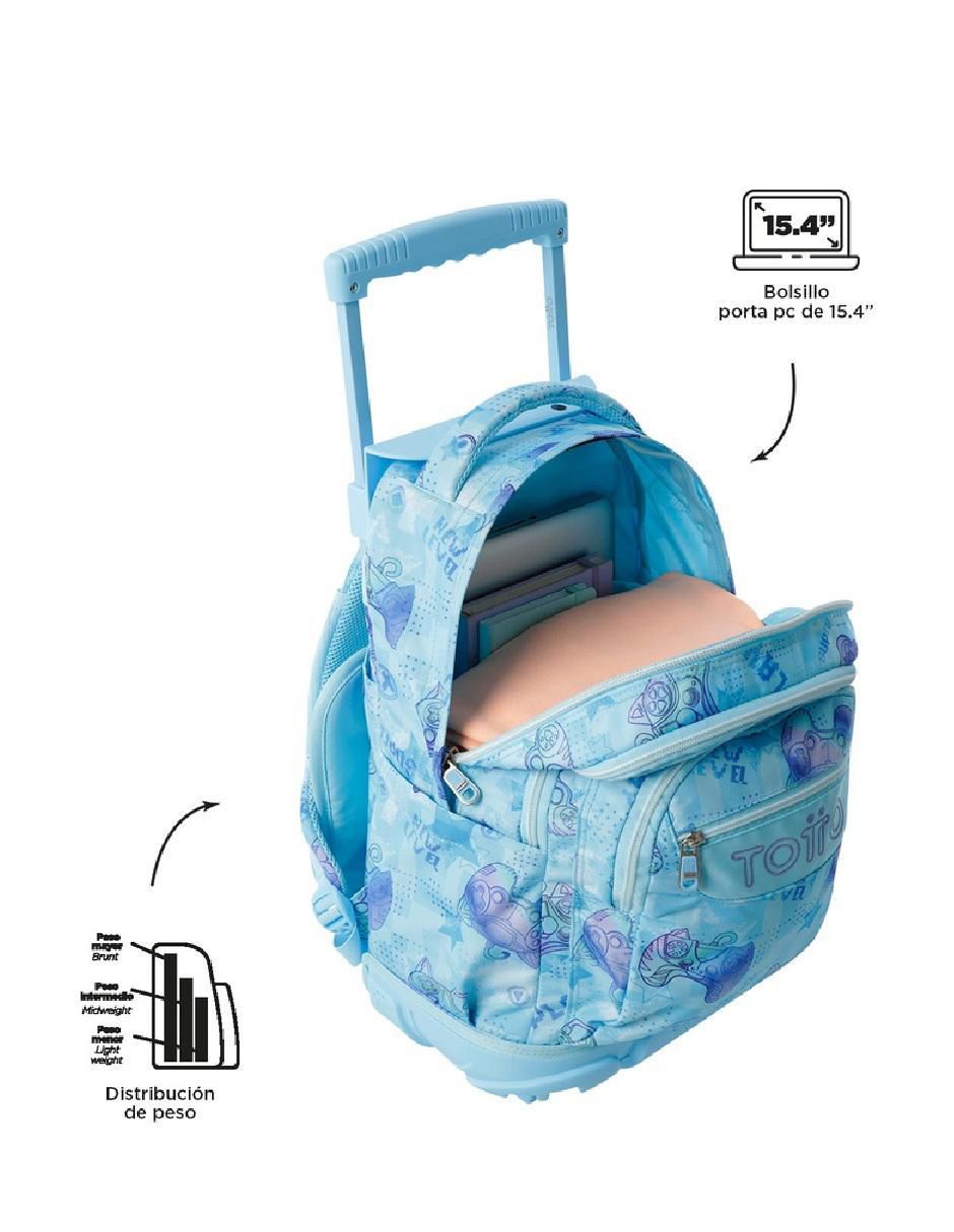 Mochila con ruedas casual 2