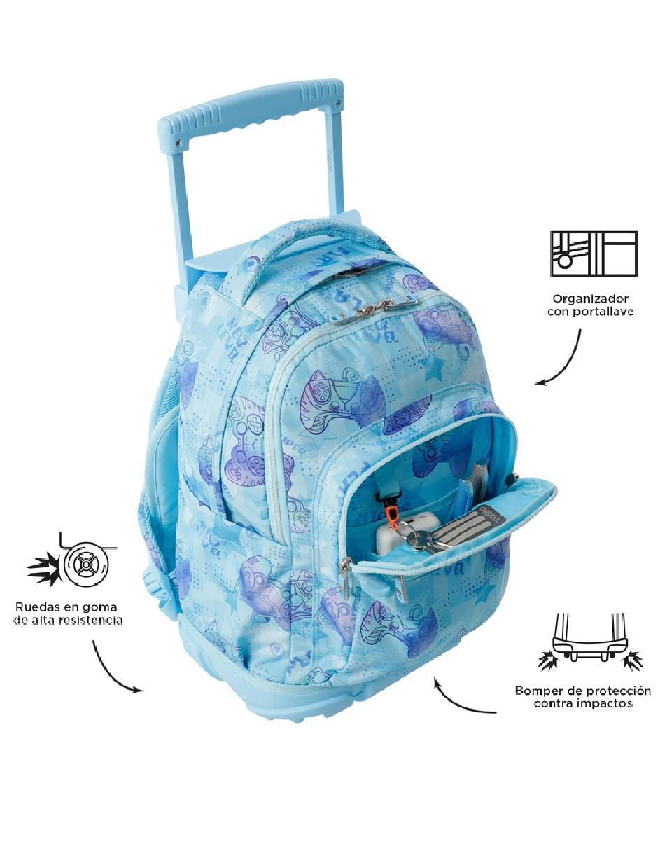 Mochila con ruedas casual 6