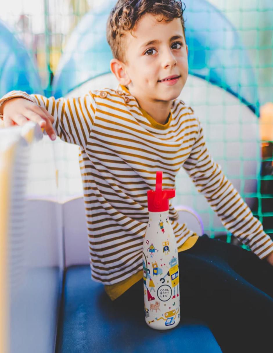 Termo de acero inoxidable Kids con tapa rosca 350 ml
