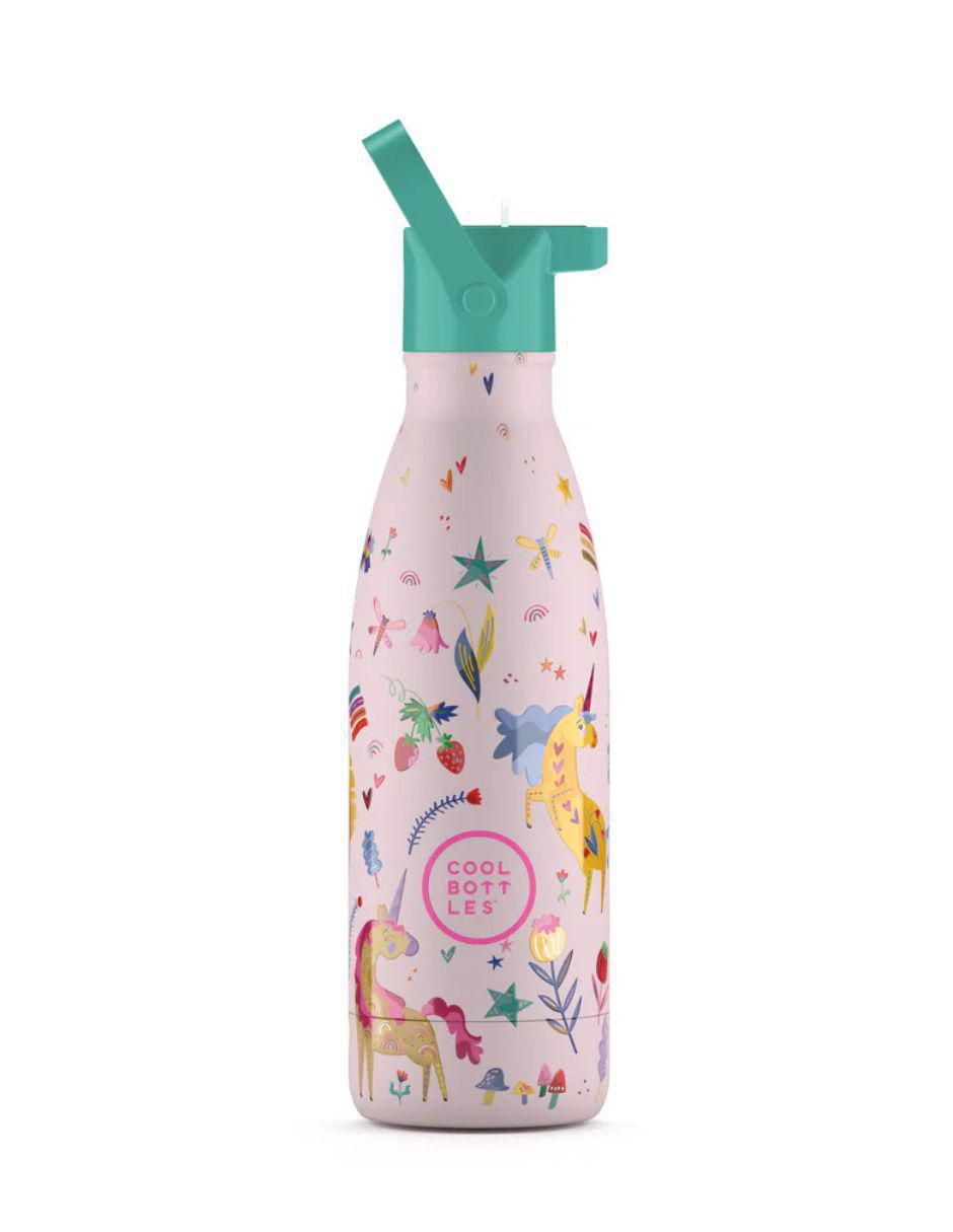 Termo de acero inoxidable Kids Unicornios Divertidos con tapa rosca Termo de acero inoxidable Kids Unicornios Divertidos con tapa rosca