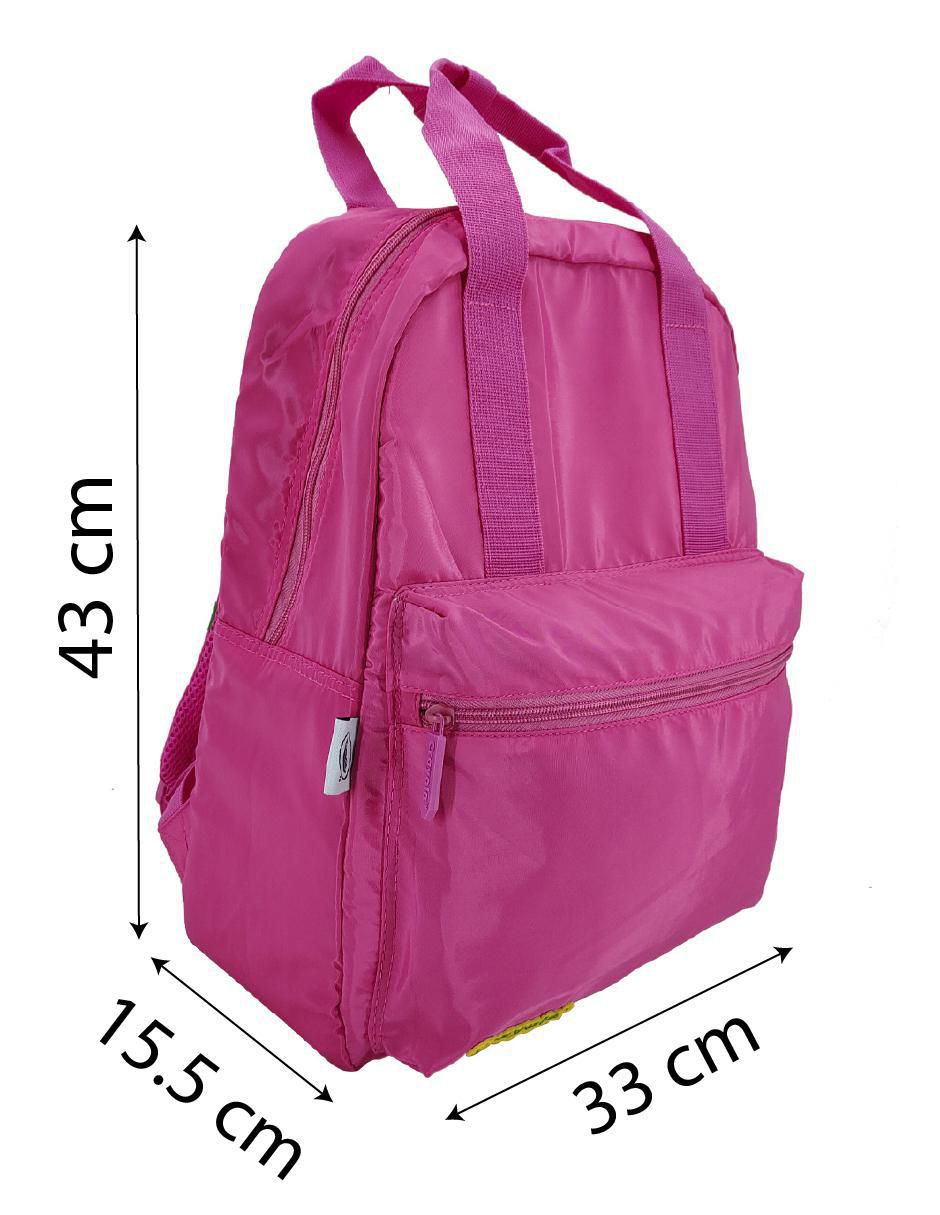 Mochila con portalaptop Crayola Clasic Fucsia 4