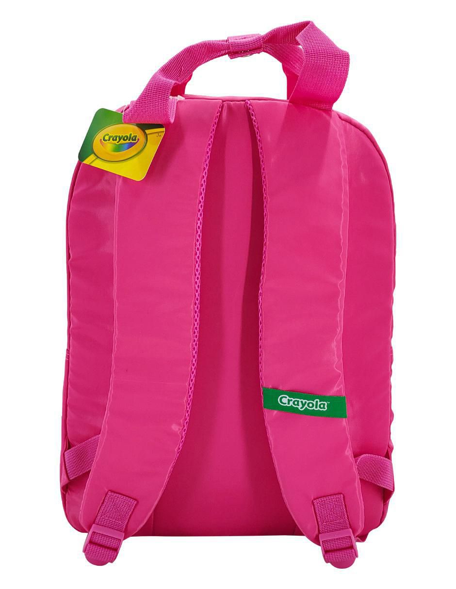 Mochila con portalaptop Crayola Clasic Fucsia 3