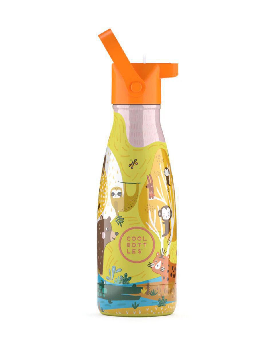 Termo de acero inoxidable Kids Jungle Park con tapa rosca 260 ml Termo de acero inoxidable Kids Jungle Park con tapa rosca 260 ml