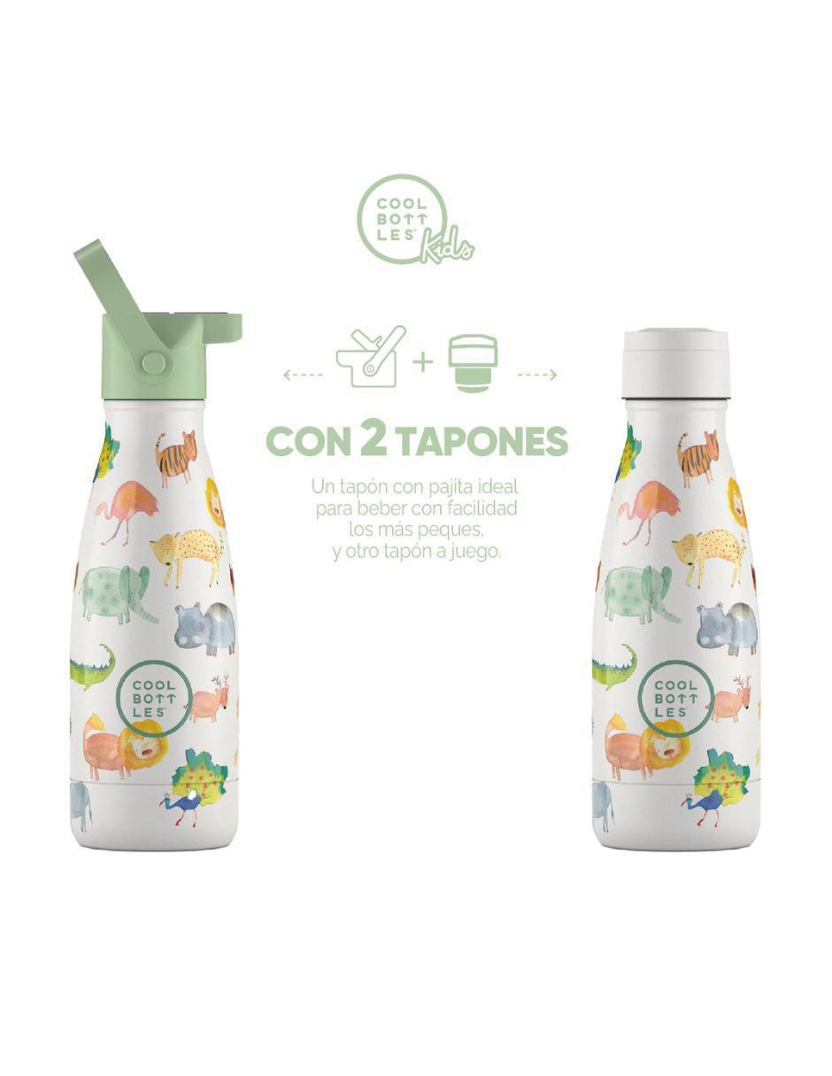 Termo de acero inoxidable Kids African Safari con tapa rosca 260 ml 2