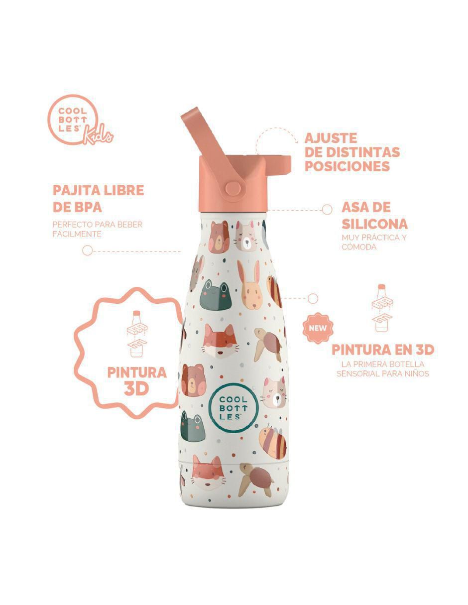 Termo de acero inoxidable Kids Pet Lover con tapa rosca 3