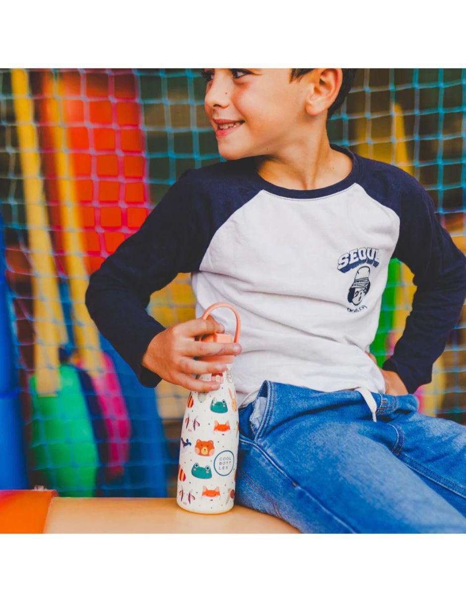 Termo de acero inoxidable Kids Pet Lover con tapa rosca 5