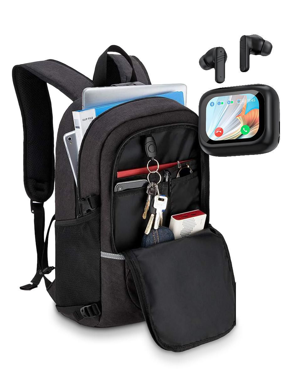 Set mochila antirrobo Generico impermeable para hombre