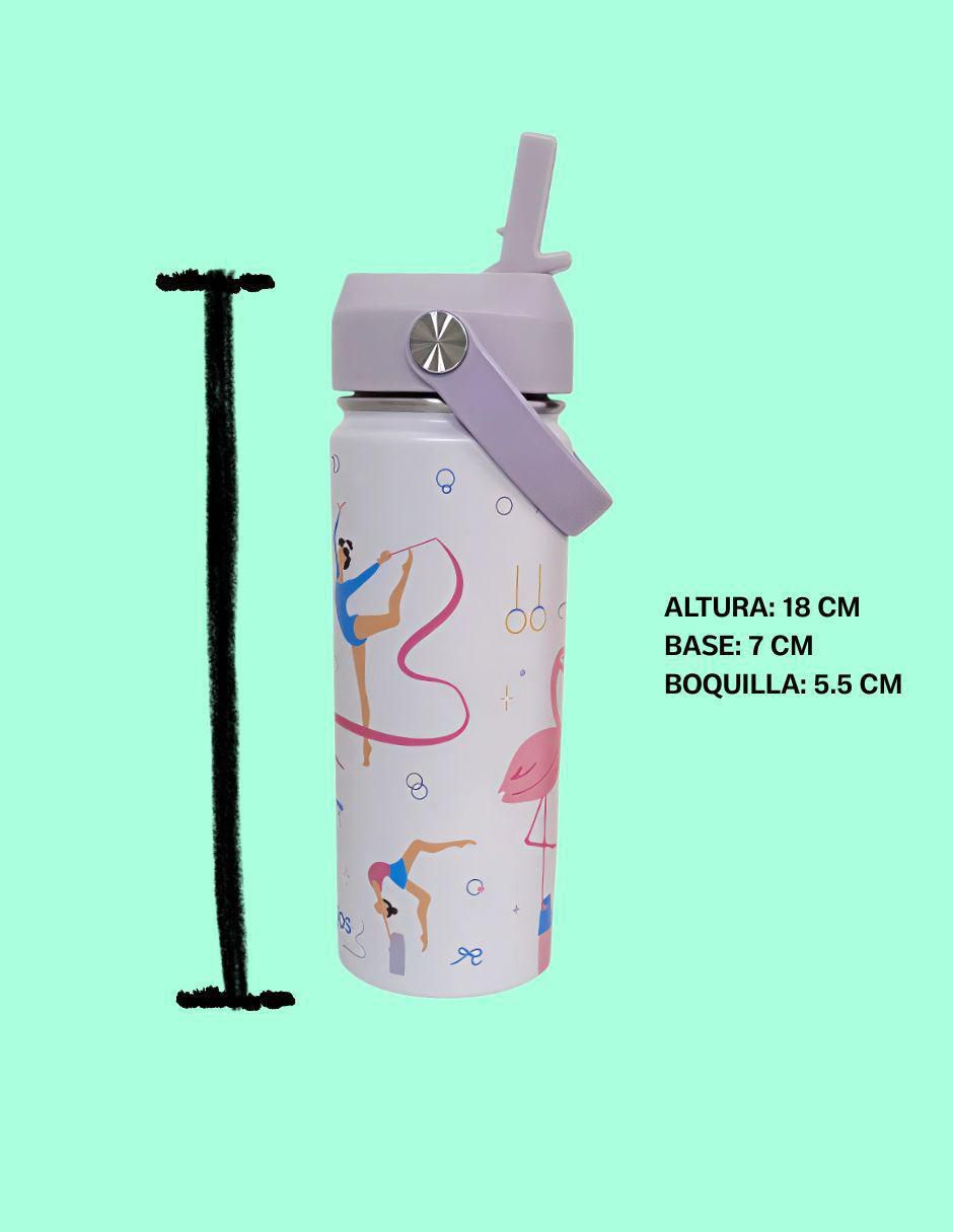 Termo de acero inoxidable Escolar con tapa rosca 530 ml