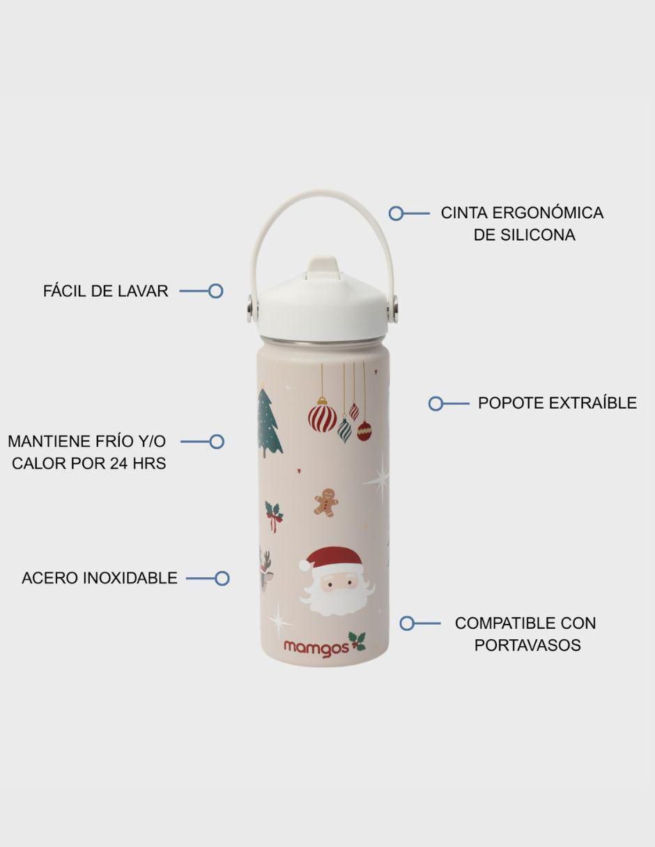 Termo de acero inoxidable con tapa rosca 3