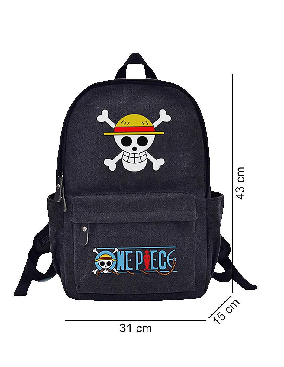 Set mochila escolar One Piece impermeable para hombre 6