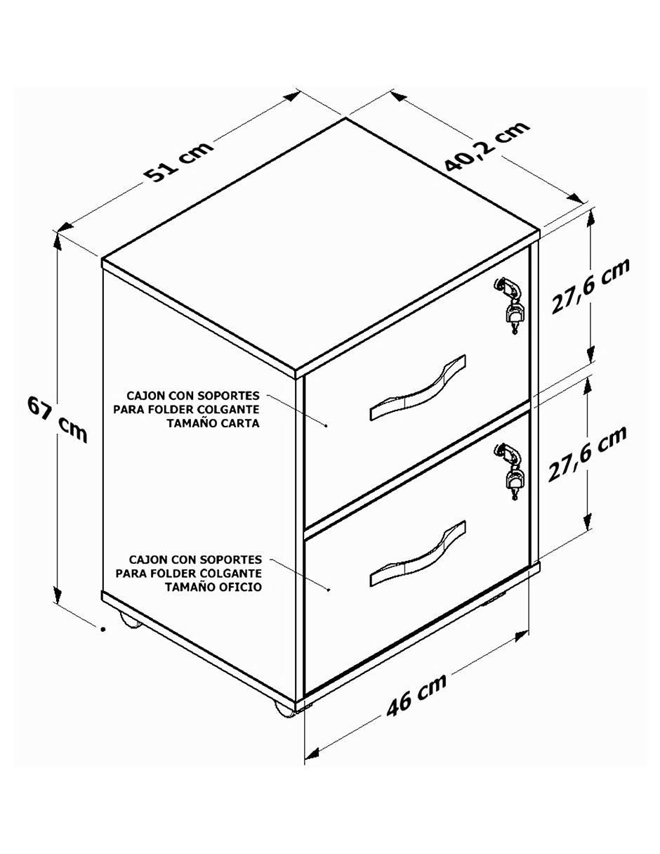 Archivero de mdf Playcon modelo lima.