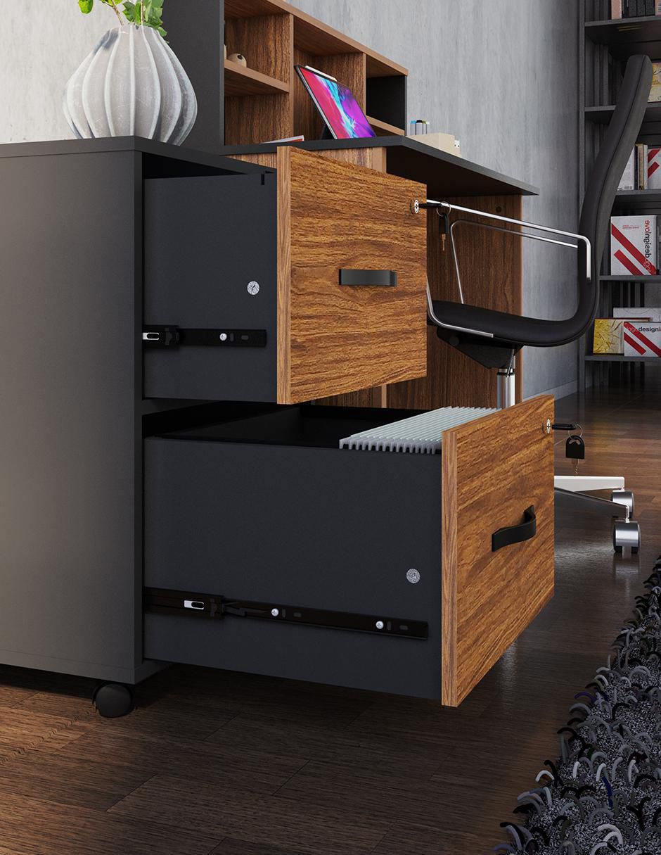 Archivero de mdf Playcon modelo lima.
