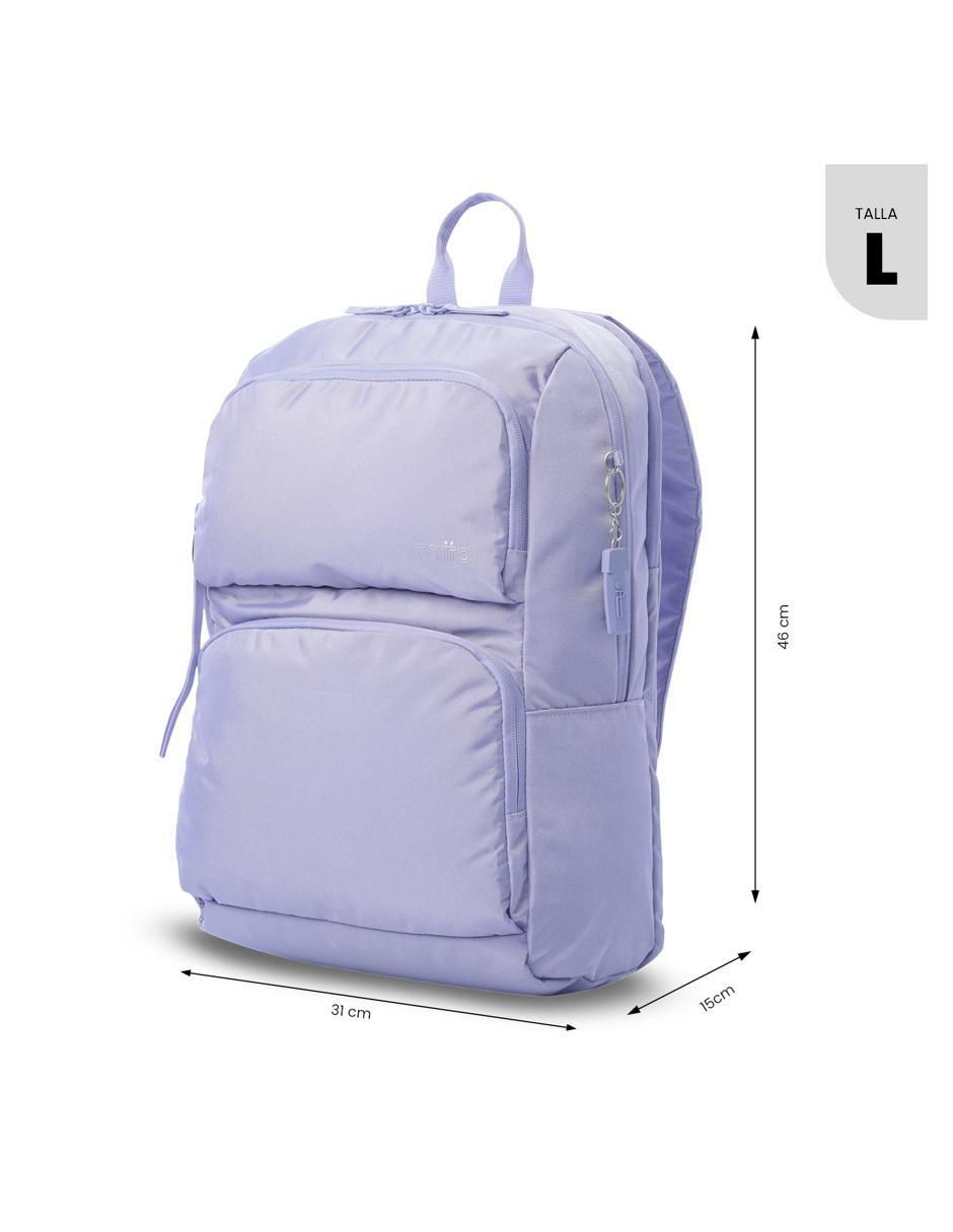Mochila con portalaptop Totto Cloud para mujer