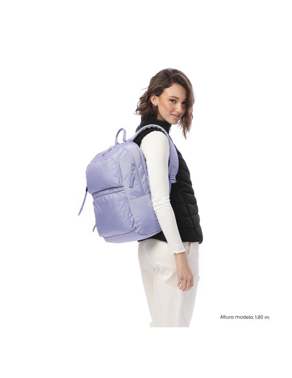 Mochila con portalaptop Totto Cloud para mujer