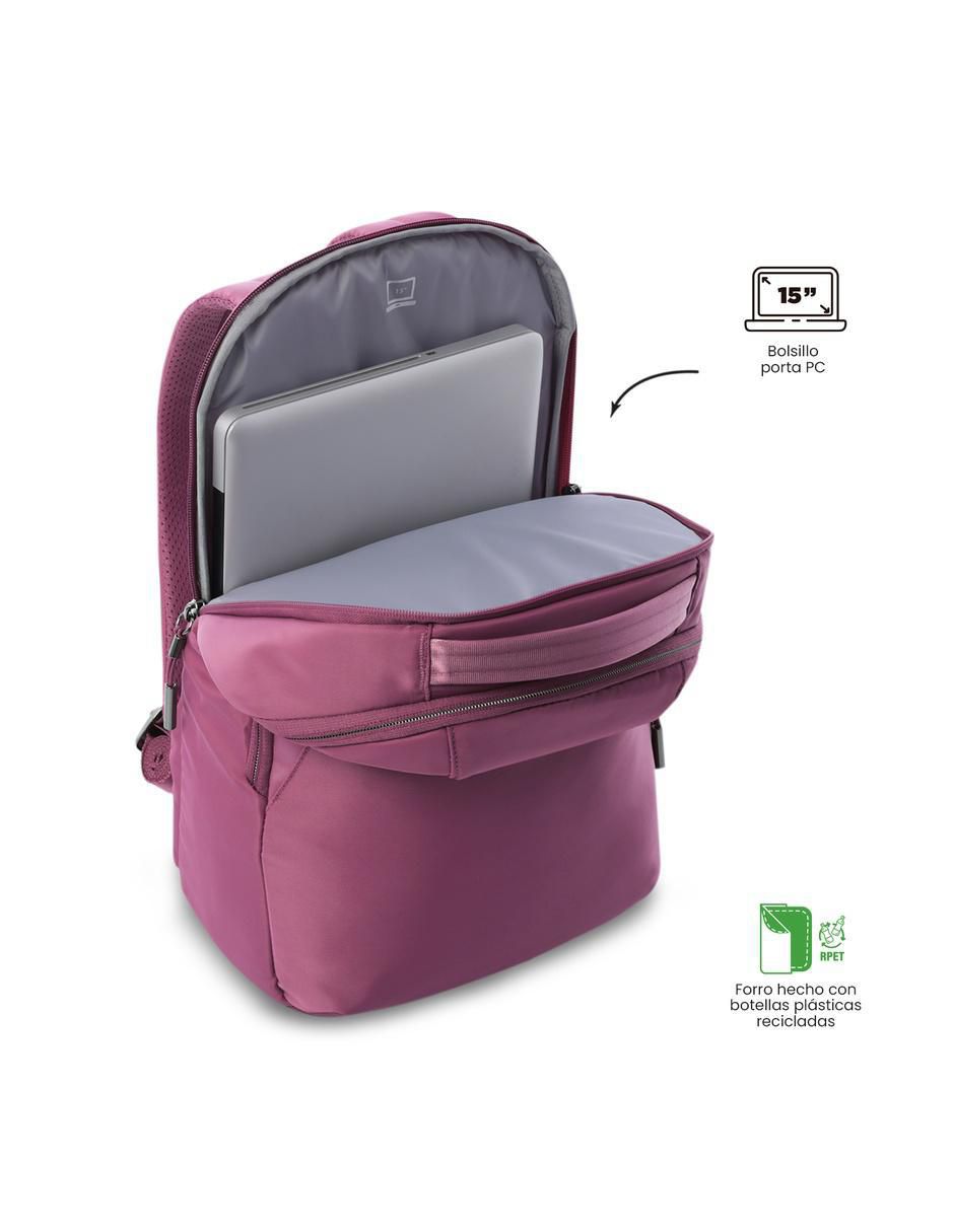 Mochila con portalaptop Totto Roxanne impermeable para mujer