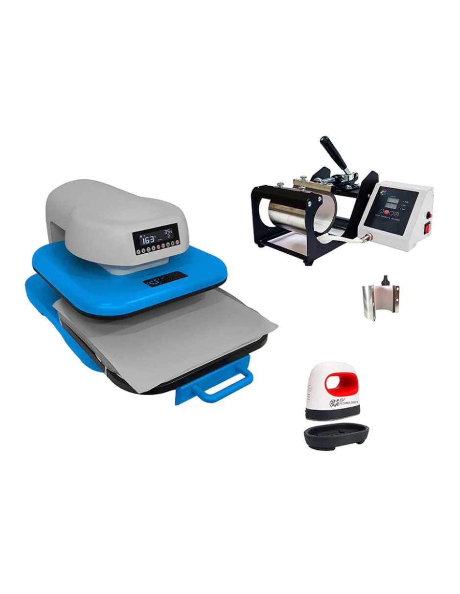 Kit prensa de calor para sublimar