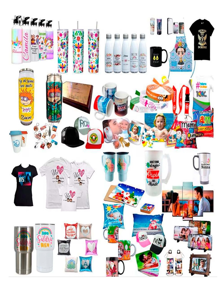 Kit prensa de calor para sublimar 6