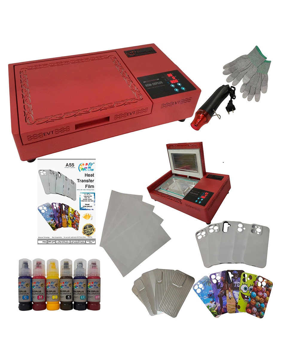 Kit prensa de calor para sublimar