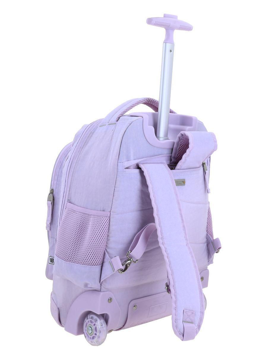 Mochila con ruedas escolar 1818 para mujer