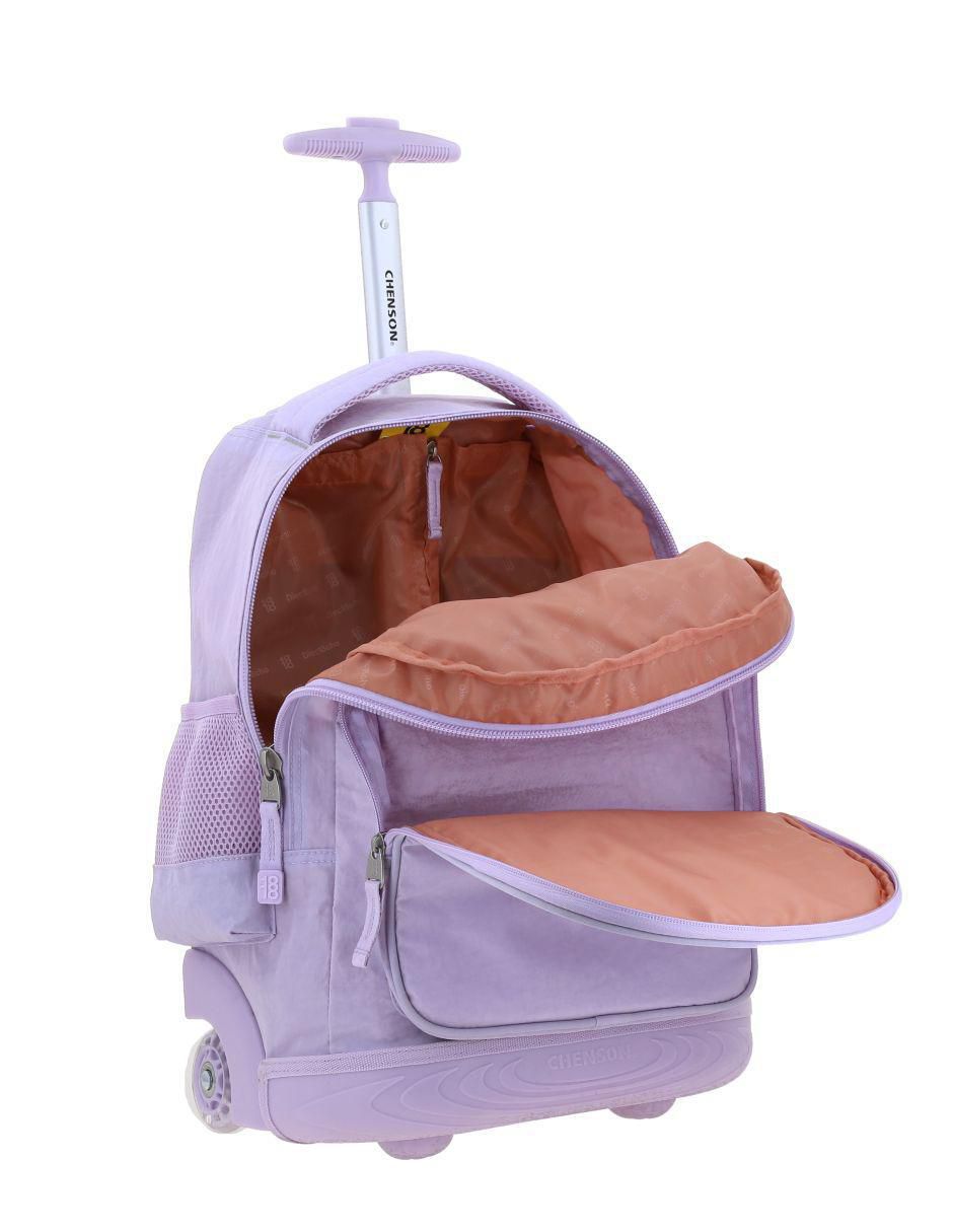 Mochila con ruedas escolar 1818 para mujer