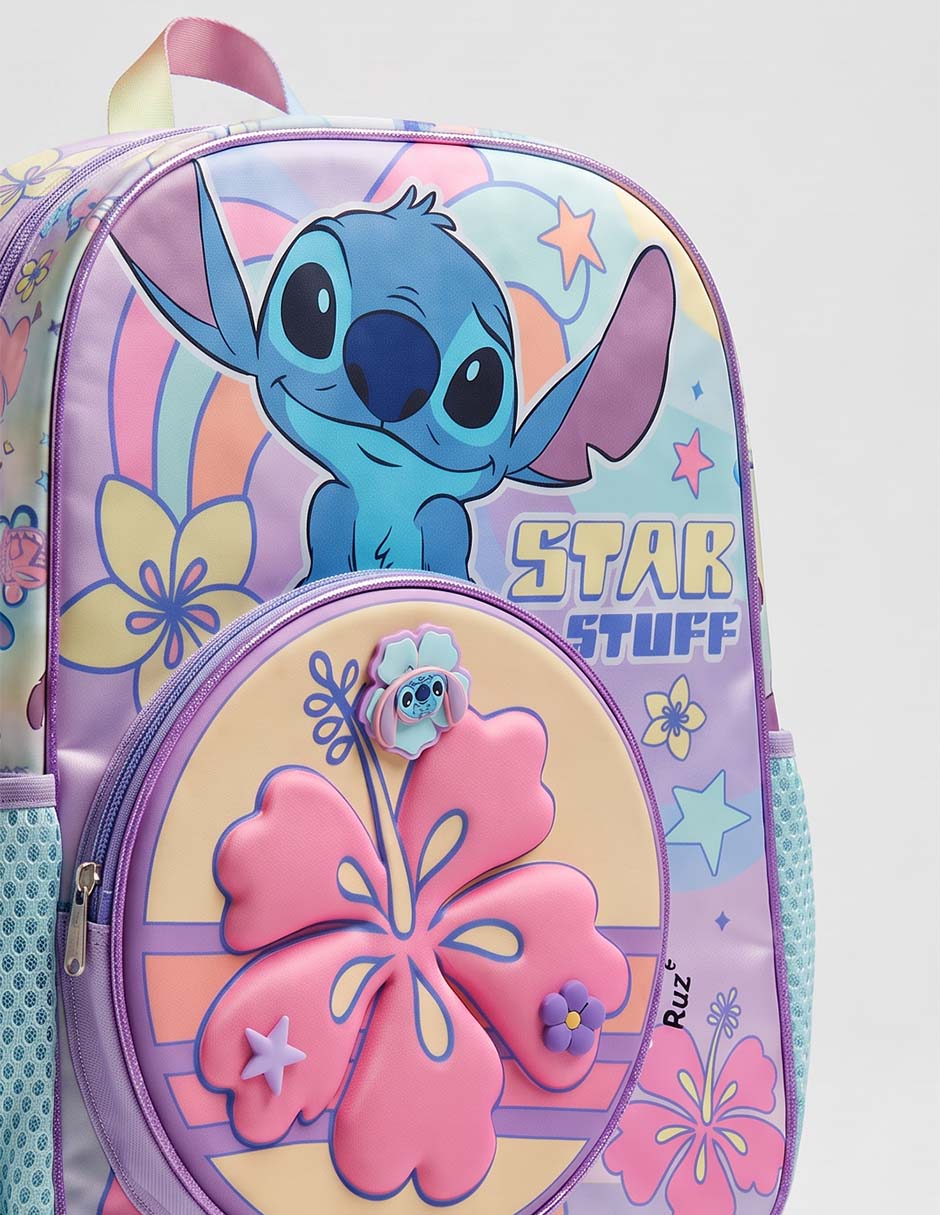 Mochila escolar Stitch Stitcho soñador para niña 3