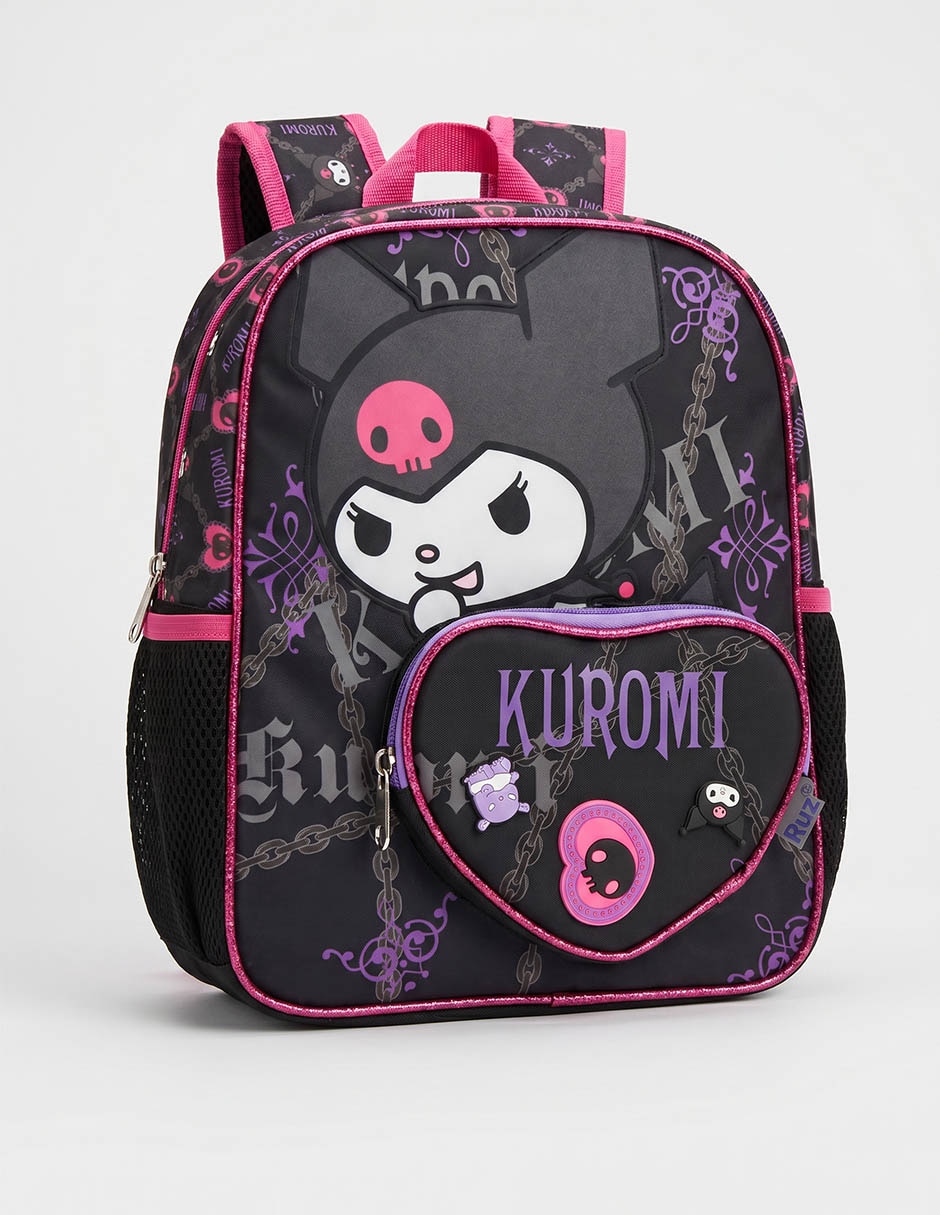 Mochila escolar Kuromi Dark para niña 1