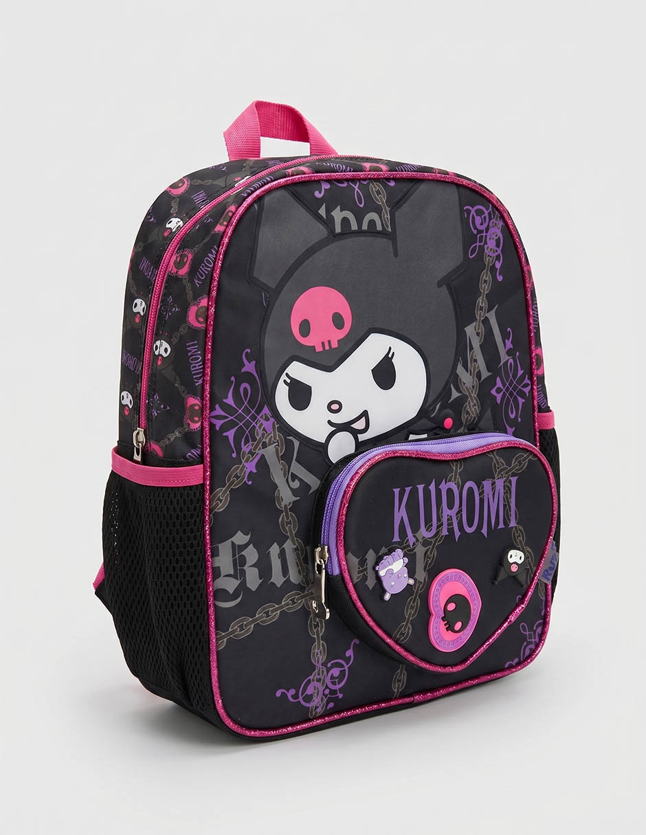 Mochila escolar Kuromi Dark para niña