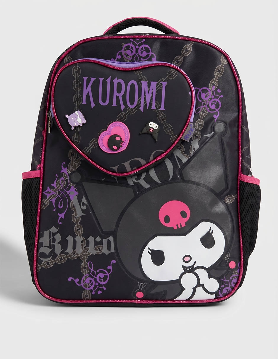 Mochila escolar Kuromi Dark para niña 1